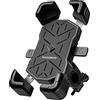 ROCKBROS Supporto Porta Cellulare Bici, Portatelefono per Moto Bicicletta Ebike Monopattino, 360° Rotabile, Blocco Telefono Automaticamente, per Smartphone 4,5"-7,2", Accessori Bici