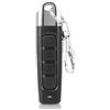 TopHomer Telecomando universale 433 MHz Duplicatore di chiusura e allarme per porte di garage e auto Per tapparelle, cancelli di casa e negozio Nero Pulsanti di blocco