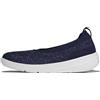 Fitflop Ballerine da Donna Super-Q in Maglia, Blu Navy Mezzanotte, Taglia 39, Blu Navy Metallizzato Mezzanotte, 40 EU
