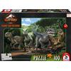 Schmidt Spiele Jurassic World, 56436 - Puzzle da 100 pezzi, multicolore