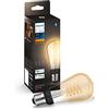 Philips Hue White Filament, Lampadina a filamento connessa, Luce Bianca Calda, dimmerabile, attacco E27, 9W