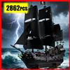 Costruzioni Nave Da Guerra Pirati Dei Caraibi 2862 PEZZI Perla Nera No box Lego