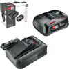 Batteria E Caricabatteria Rapido Starter Set 18V (1 Batteria Al Litio Da 2,5 Ah;