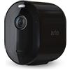 Arlo Pro 3 Telecamera Wi-Fi Esterno Senza Fili, 2K HDR, 160° Visione Notturna Colori, Sirena, Rilevamento Movimento, Audio Bidirezionale, Prova Arlo Secure Inclusa, 1 Telecamera, Nera