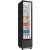 KLARSTEIN GrandCooler Frigorifero commerciale per bevande 220 L - Frigorifero per bevande con luce LED (bianco/blu), temperatura regolabile 0-10 °C, 4 ripiani