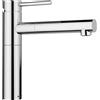 BLANCO ALTA-S II | Rubinetto da cucina cromato | bassa pressione | con tubo estraibile | Dispositivo di prevenzione del riflusso | Cartuccia in ceramica | Qualità sicura dell'acqua e risparmio idrico
