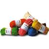 DECO Rafia naturale Deco 50 g colori assortiti - conf. 10 pezzi - 04775