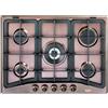 De Longhi ROF57PRO Piano Cottura Da incasso Gas 5 Fornello colore Rame 70 Cm - ROF 57 PRO
