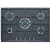 Glem Gas GT755AN Piano cottura Da incasso a Gas 70 cm 5 Fornelli Antracite