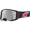Alpinestars Maschera Per Casco Alpinestars SUPERTECH CORP Nero Rosso Spe