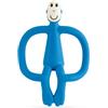 Matchstick Monkey, Original Teether & Gel Applicator, Antimicrobial Silicone Teething Toys for Baby, Easy to Grip, BPA Free, 3 Months Old+, 10.5 cm, Blue Monkey