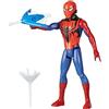 Spiderman Personaggio 30cm Avengers Titan Hero Spider-Man con blaster