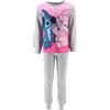 Stitch Disney Stitch e Angel - Pigiama due pezzi bambina, Caldo cotone, Grigio