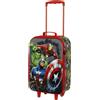 Avengers Marvel Avengers - Trolley valigia semirigida 3D da Viaggio e Tempo Libero, 2 Ruote, 26L, 52cm