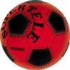 Mondo Toys - Pallone da calcio cucito Super Tele, Sgonfio in busta, Misura 5, 300 grammi