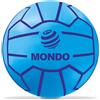 Mondo Toys - Pallone Super Santos azzurro, Sgonfio in scatola, Misura 5, 220 grammi