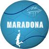 Maradona Napoli - Pallone cuoio azzurro, Misura 5