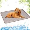 LEZUAN Tappetino Refrigerante Autoraffreddante per Cani e Gatti, Lavabile per Animali Domestici (Caffè, 40x50cm)