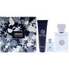 Versace Per uomo by Versace for Men - 3 pezzi regalo set 3,4oz EDT spray, 0,17oz EDT Spray (Mini), 5oz bagno e Shower Gel
