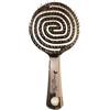 Nascita Spazzola per capelli senza tirare, per donne, uomini e bambini, spazzola districante per ricci, capelli lunghi e bagnati, spazzola detangler sostenibile con molla a spirale con 3D Flexi Design