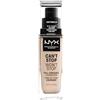 NYX Professional Makeup Fondotinta, Can't Stop Won't Stop Full Coverage Foundation, Lunga tenuta, Waterproof, Finish MatteLight Porcelain