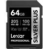 Lexar Professional SILVER PLUS Card SD 64 GB SDXC UHS-I Classe 3