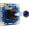 ELP Modulo videocamera USB ELP con telecamera fisheye grandangolare da 180 gradi Webcam USB Full HD 1080P con telecamera 60fps/100fps UVC compatibile con Android Windows Linux USBFHD01M-L180