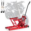 OEM Sollevatore idraulico per moto VEVOR fino a 680 kg, regolabile in altezza da 115 a 385 mm, piattaforma di sollevamento con 4 ruote e comando a pedale. Sollevatore ideale per ATV, moto da cross e moto da strada. Colore: rosso