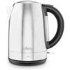 Ufesa Inari Inox Bollitore 2200W, 1.7L, Acciaio Inox, Base 360º senza Cavo, Filtro Anticalcare Rimovibile, Doppio Sistema di Sicurezza, Spegnimento Automatico, Avvolgicavo