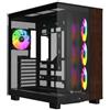 THERMALTAKE Case Thermaltake View 380 XL WS ARGB Mid Tower ATX ARGB Vetro Temperato Nero