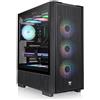 THERMALTAKE Case Thermaltake S380 TG ARGB Mid Tower ATX Vetro Temperato Nero