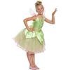 Disguise Costume Campanula Bambina, Fata Verde Disney, Costumi Foresta per Carnevale e Halloween, 3-4 anni