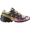 Salomon Speedcross 6 W - scarpe trail running - donna, Light Brown/Black/Pink