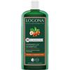 LOGONA Naturkosmetik Shampoo Reflex colore marrone-nero per capelli naturalmente lucidi, adatto per capelli castani e neri, shampoo per capelli colorati con formula vegana in nocciola biologica, 1 x