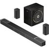 ULTIMEA Skywave X40 a 5.1.2 Canali per TV, Sistema Audio Surround Wireless, Soundbar da 530 W con Dolby Atmos, Subwoofer Wireless, Amplificatore GaN, Pass-through HDR 4K, HDMI eARC, Bluetooth 5.4