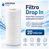 Cartuccia Polipropilene Avvolto 5 20 Micron