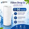 Cartuccia Polipropilene Avvolto 5 50 Micron