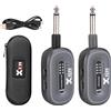 Xvive SISTEMA WIRELESS CHITARRA BASSO DIGITALE SENZA FILI TRASMETTITORE RICEVITORE AUD