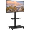 RFIVER Supporto TV da Pavimento con Ruote per Schermo 26-70 pollici LED LCD Plasma