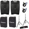 Proel V12 PRO 2 Diffusori Att.600w Picco + 2 COVERV12 + FRE300KIT +2 BULK250LU10