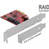 Delock Scheda PCI Express SATA a 2 porte con RAID 1 - mirroring dei dati esisten