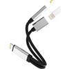 HOYULLI Adattatore jack da Lightning a 3,5 mm e ricarica (2 in 1) per iPhone 14 13 Pro per iPad AUX Headphone audio, splitter per Apple MFi Certified Lighting Jack connettore auto
