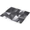ENDORFY Crystal Black L, tappetino per mouse 450x400 mm L, guida per mouse liscia, bordo stampato, base in gomma antiscivolo, design elegante