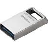 Kingston DataTraveler Micro Drive Flash USBe 256GB 200MB/s Metallo USB 3.2 Gen 1 - DTMC3G2/256GB