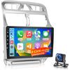 LORPHEIR 8 Core 4+64 GB Autoradio Android per Peugeot 307 2002-2013, touchscreen 9″ 1280×720 IPS con CarPlay & Android Auto wireless, GPS WiFi DSP 32EQ + fotocamera AHD e microfono esterno