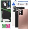 Eonpam Scocca Vetro Posteriore Sostituzione per Samsung Galaxy Note 20 Ultra SM-N985 / N986 Originale Coperchio Copribatteria con Vetro Fotocamera+Ricambio Kit(Bronzo)