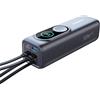 LITIONITE Numo Power Bank 25000mAh 170W con Cavi USB-C Integrati (100W), Ricarica Magnetica compatibile con Apple Watch, Caricatore Portatile per PC portatile e MacBook, iPhone, iPad e Nintendo Switch
