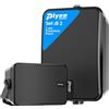 Plyee Audio Altoparlante Bluetooth Esterni, Sistema Attivo + Passivo a Montaggio a Parete, Amplificatore Integrato, Ingresso AUX per Patio, Portico, Piscina, Garage, Confezione da 2 (MZ-660)