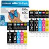 LOSMANN 550 551 XL Cartucce compatibili per Canon PGI-550 XL CLI-551 XL per Pixma MX725 MX925 MX920 MG5650 MG5550 MG6650 iP7250 iX6850 iP7200 MG5400 MG6350 MG6450 MG5450 MG7150 MG7500 (10-Pack)