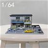 1/64 scenario di parcheggio diorama ornaments Ornaments Model Display sfondo